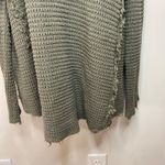 Free People Army Green Sunrise Cold Shoulder Top Size Medium Photo 5
