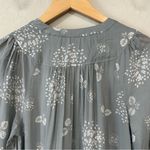 Holding Horses Anthropologie  Tiered Dress XS Gray Floral Boho Romantic Photo 6