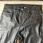 Banana Republic NWT  Curvy High Rise Skinny Black Coated Pant Size 32 Tall Photo 4