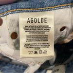 AGOLDE  Parker 100% Cotton Cut Off Denim Shorts Photo 5