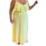 Birdy Grey Lemon Sorbet Yellow Chiffon Bridesmaid Jane Dress Size 1X Photo 6