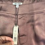 Nic+Zoe  Wide Leg Satin Pants in Rich Brown Photo 4