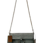 Anthropologie ‎ Street Level Real Suede Bag Purse Mint/Menth Classic City Boho Photo 0