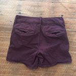 American Eagle  Midi stretch maroon shorts Photo 4