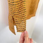 Urban Outfitters Ilana Kohn Mini Shirt Dress S 100% Cotton Orange Gold Diamond Photo 2