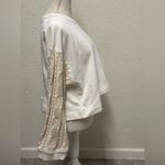 Pilcro NWT Ivory Sweater Sleeve Top Size Small Photo 7