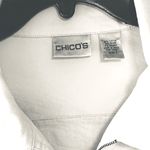 Chico's  Women ivory light khaki Long sleeve zip up light Jacket 3 Photo 1