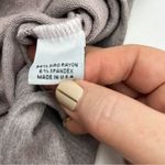 Bryn Walker  Top Womens Medium Button Back Long‎ Sleeve Boxy Soft Brown Grey Gray Photo 3