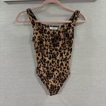 Babaton NWT LEOPARD PRINT BODYSUIT SIZE XS Photo 3
