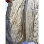 Sandro  Light Sage Gloriana Heart Quilted Puffer Button Up Jacket sz 36 FLAWED Photo 8