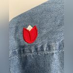 Vintage Sun Belt Denim Jacket Red Size L Photo 3