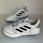 Adidas Softball Cleats Adizero PureHustle Women’s White Silver Black 5.5 New Photo 1