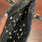 Anne Klein  shoulder bag black silver faux animal print purse size medium Photo 7