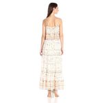 Joie  Vernita Silk Maxi Dress - White Floral Pattern Photo 7
