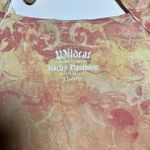 VTG Harley Davidson R.K Stratman Women's‎ M Orange Yellow Tie Back T Shirt Size M Photo 3