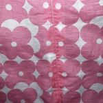 Peppermayo  Linen  Blend White With Pink Flowers Lined Strapless Dress EUC Size 4 Photo 5