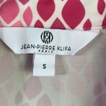 Jean Pierre Klifa Paris Womens Small Pink Tennis Pickleball Performance 1/4 Zip Photo 2