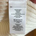 Joie NWT  Hinnes Ribbed 100% Wool Ivory Porcelain Sweater Size XL Photo 11