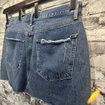 Goldie EUC Log Angeles Premium Denim Skirt Dark Wash Size 32 Photo 8