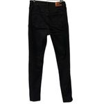 California vintage Black Stretch Denim Mid Rise Skinny Jeans Juniors 3 Photo 5