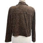 Women's Vintage Clio Velvet Blouse Black Brown Size PL Photo 3