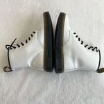 Dr. Martens White Zavala Combat Boots Lace Up 6 Women Photo 7