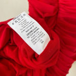 House Of CB HOUSE‎ OF CB 'Sirene' Red Gathered Organza Mesh Dress /Size M Photo 7