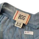 BDG  Blue Ribbed V-Neck T-Shirt Women's Size XL | 3-22 Photo 2