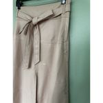 Tanya Taylor  Hudson Skirt Pale Peach Pink Midi Size 2 Vegan Leather Belted​​​ Photo 4