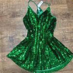 Oh Polly Glam sequin v neck mini dress NWT Photo 4