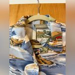 Liz Claiborne LizWear Shirt Top Vintage 90s Coastal California Santa Monica Pier Photo 8