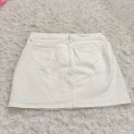 frame denim  lace up Mini Skirt‎ parchment off white size 27 Photo 2