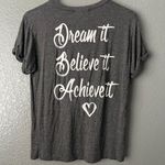 Women’s M Faith Inspirational Graphic Tee Dream Believe Achieve T Photo 7