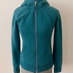 Lululemon  Scuba Hoodie Light Cotton Fleece Heathered Desert Teal Size 4 Photo 0