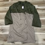 Pretty Little Thing NEW Khaki Contrast Oversized Midi Trench Coat Women’s 4 Photo 1