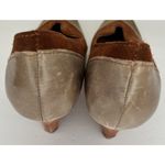 Latigo Anthropologie  Hayden Brown Suede & Leather Pumps with Wood Heel Size 7.5 Photo 5