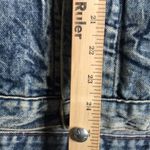 Vintage Tiger Fox Acid Wash Denim Jean Jacket size large oversized Blue Photo 8