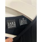 Saks 5th Avenue Womens Saks Fifth Avenue Pleated Sleeveless Dress Black Size 8 Career Formal Photo 3