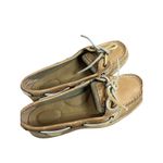 Sperry Top-Sider Boat Shoes Beige Leather 7M Nautical Classic Coastal Preppy Photo 8