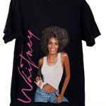 Whitney Houston T shirt size small Black Photo 0