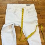 All Saints Women’s 27 Zoe Cropped Bootcut Jeans Frayed Raw Hemline Zipper Photo 2