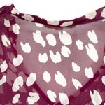 Lush Clothing Lush Sheer Crop Top Blouse Photo 4