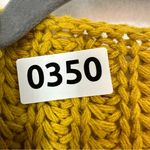 Moon & Madison Cable Knit Cardigan Womans Size XS Mustard Yellow Photo 7