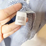 J.Jill  Uncommon Threads XS Petite Mini Check Button Down‎ Shirt Pleated Career Photo 4