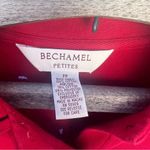 Vintage Bechamel snowman Christmas winter sweatshirt cardigan Red Photo 4