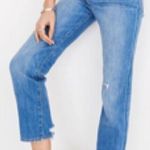 Madewell  Classic Straight Jeans Women’s Size 24 Novello Wash Distressed Hem Photo 0