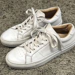 Greats Brooklyn Shoes Royale Womens 8 White Leather Sneaker Lace Up EU 38 Used Photo 0