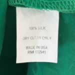 Amanda Uprichard  Green 100% Silk Mini Dress Size: M Photo 5