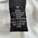 By & By Floral Print Maxi Dress Ruffle Cold Shoulder White Casual Size 15 Summer Photo 4