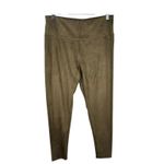 Soft Surroundings Brown Faux Suede Leggings Small Photo 1